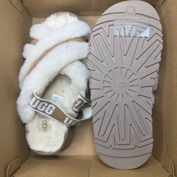 UGG Shoes - UGG Criss Cross Shearling Sandals – Cozy Indoor House Slippers – Size 7